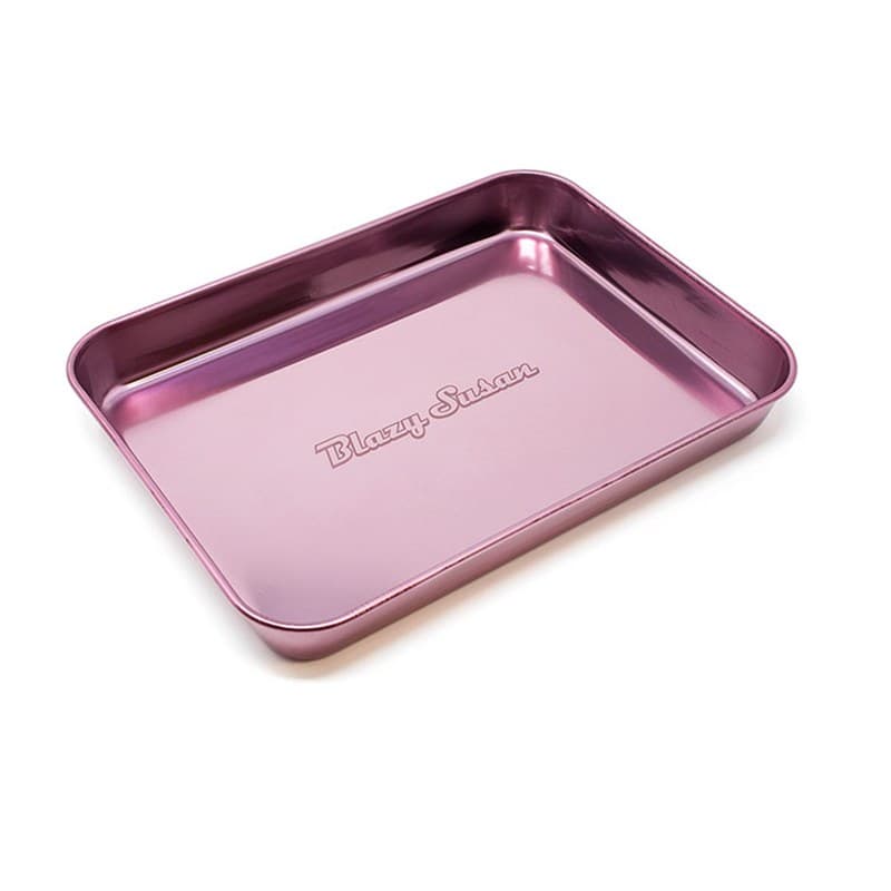 Blazy Susan Rolling Tray Rosa — bandeja Blazy Susan