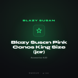 Blazy Susan Pink Conos King Size (jar)