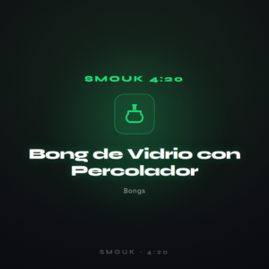 Bong de Vidrio con Percolador