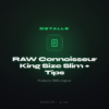 Raw Connoisseur King Size Slim Tips | Smouk 4:20